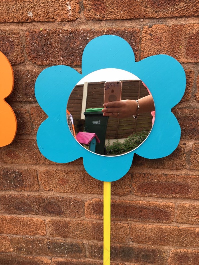 Flower mirror ideal for children centres nursery schools Etsy