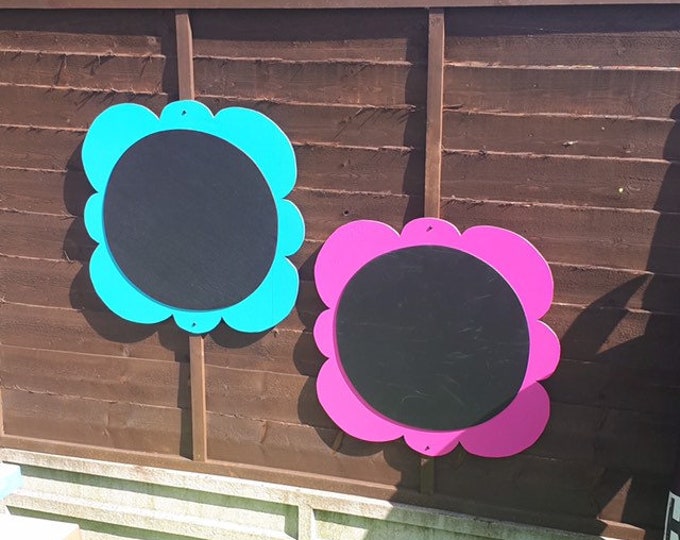 Large Flower Chalkboard for Garden Toys, Blackboard, Daisy, Preschool, Learning, Educational