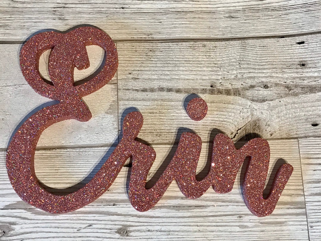 15cm Personalised Name Wall Plaque 15cm Tallletters Toybox Etsy