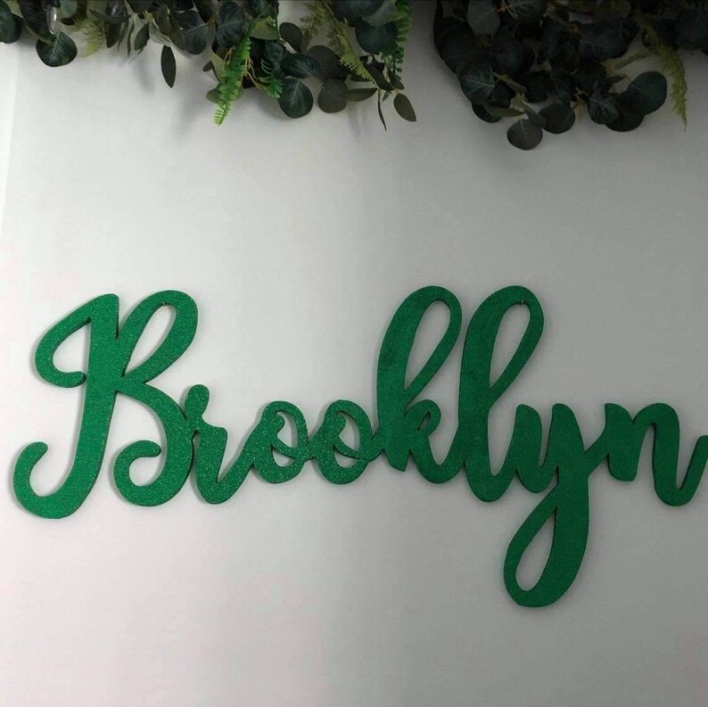 25cm Personalised Name Wall Plaque 25cm Tallletters Toybox Etsy UK