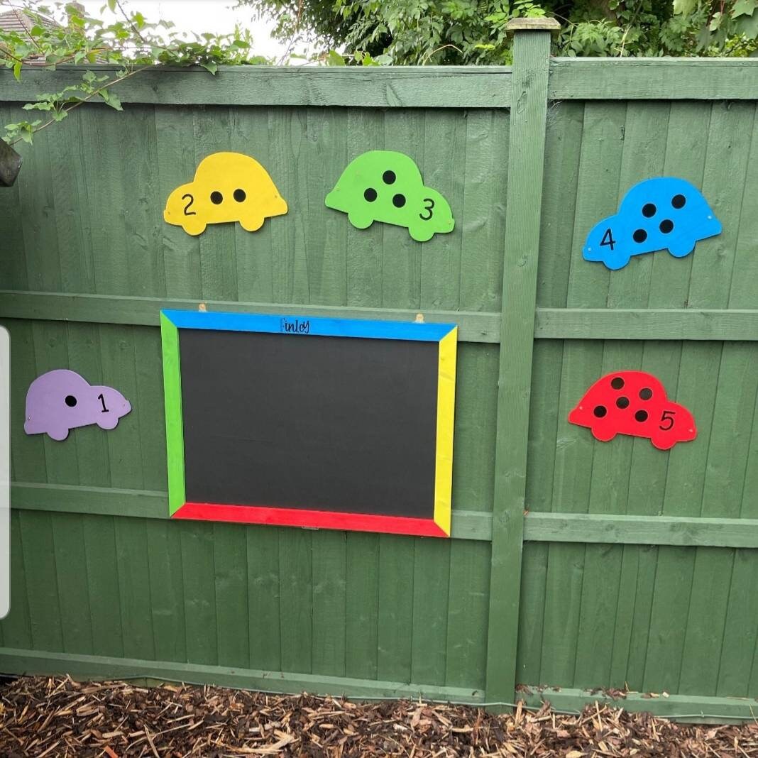 Large Framed Chalkboard Garden Playroom Square Chalkboard Etsy UK