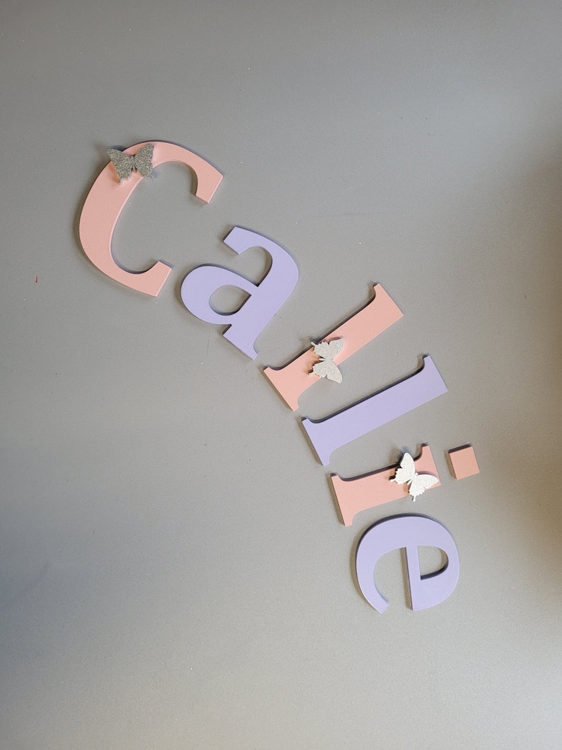 Name and Butterflu Shaped Embellishments, Toy Box, Toy Box Decorations ...