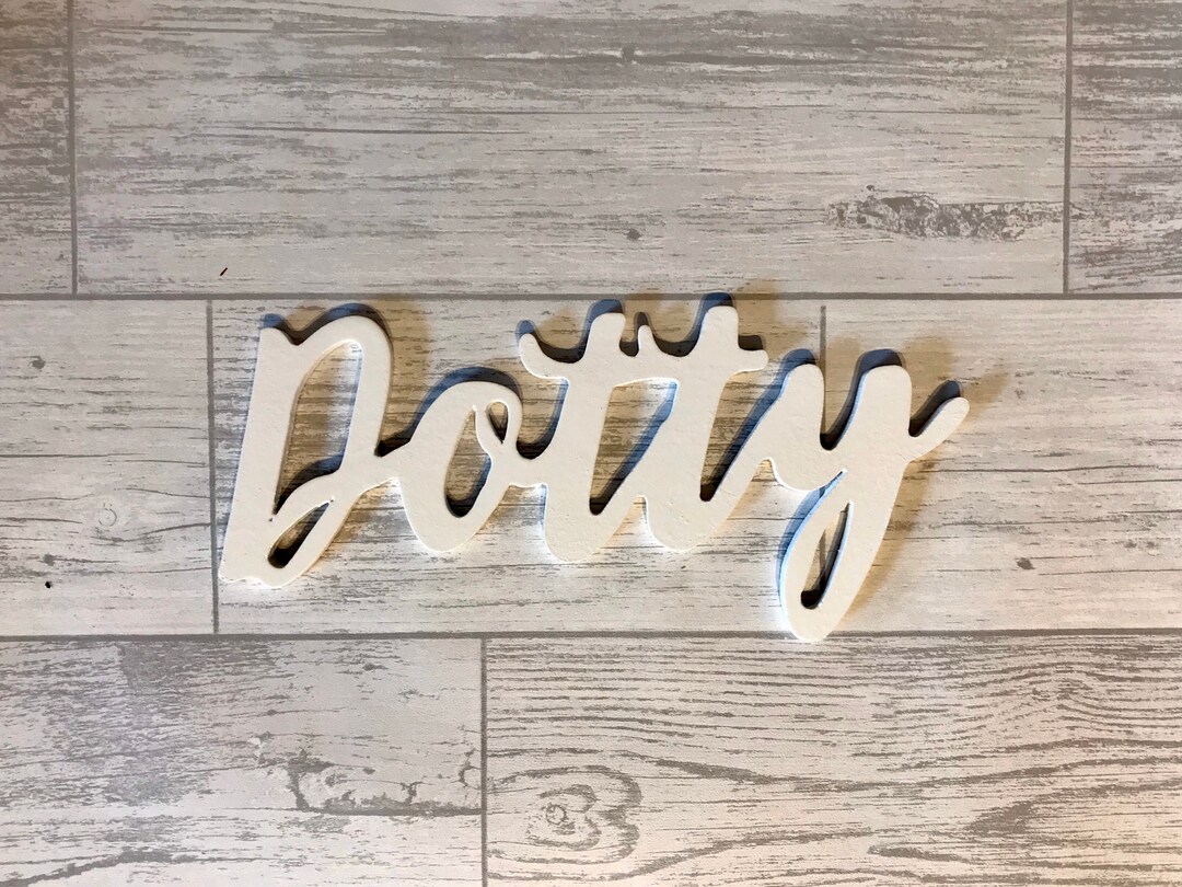 10cm Personalised Name Wall Plaque 10cm Tall Letters Toybox Etsy