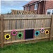 3 x Flower mirrors and 3 x flower chalkboards, ideal for children centres nursery schools handmade shatterproof acrylic mirror, sensory 