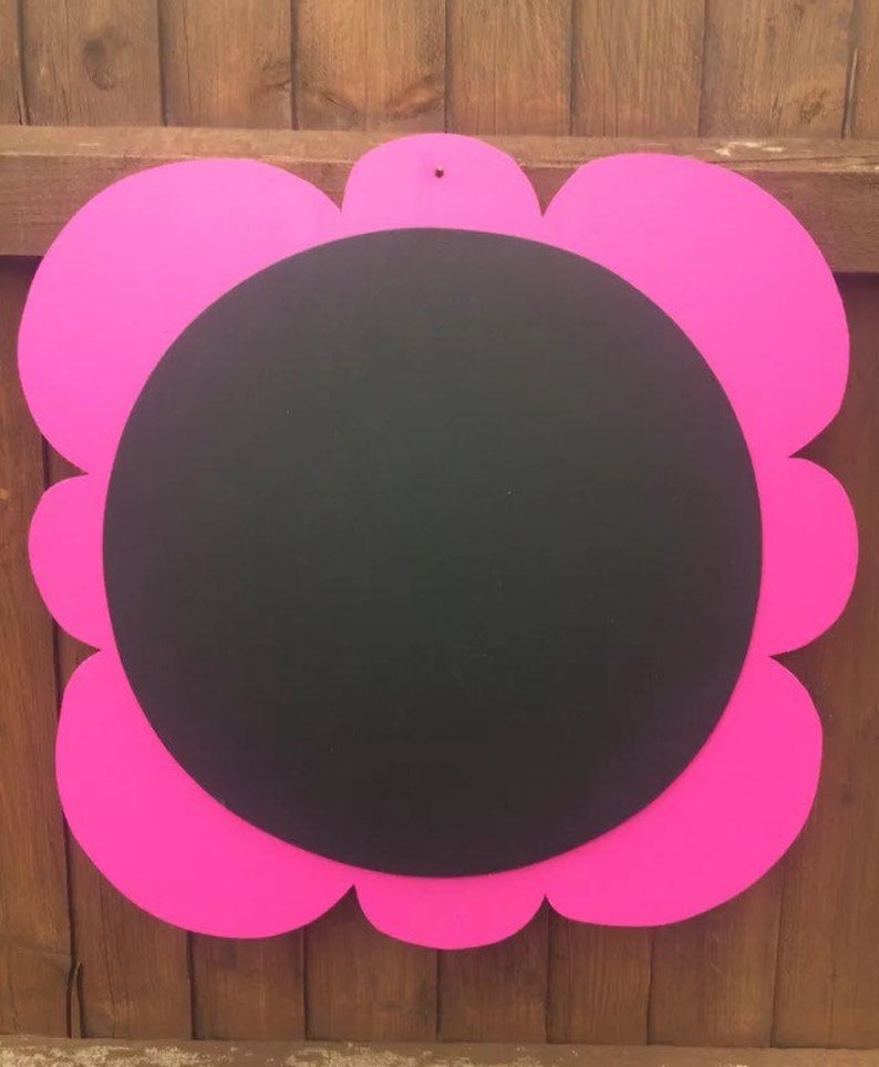 Large Flower Chalkboard for Garden Toys Blackboard Daisy Etsy