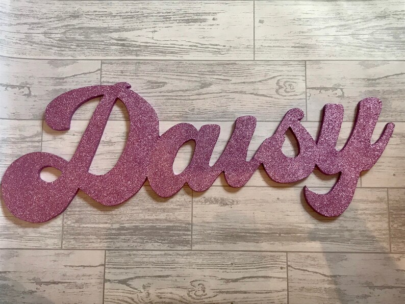 15cm Personalised Name Wall Plaque 15cm Tallletters Toybox Etsy