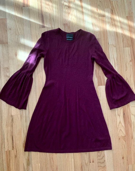 princess polly baby blue dress Yumi Burgundy Lace Midi Skater Dress – Envy Boutique main image 1