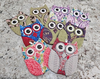 Owl Pot Holder (Hot Pad) - Choice of Color