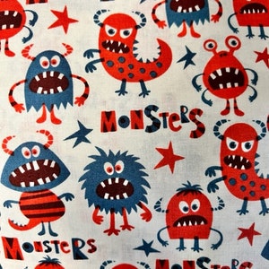 Monster All Over Print Fabric - 100% Cotton