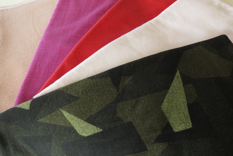 Merino Wool Fabric Sample Sheet Jersey Knit rib Knit merino Etsy