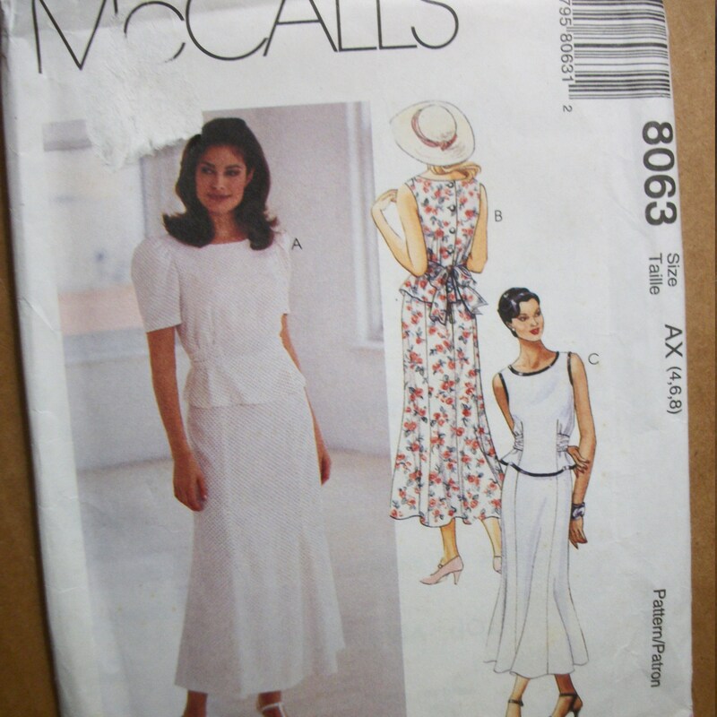 8 Gore Skirt Pattern Etsy