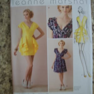 Simplicity 1877 Misses (D5 4-12) and  (P5 12-20) dress in 2 lengths with skirt variations