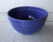 Vintage Nowles blue crock bowl Stoneware mixing bowl bread bowl depression era primitive crock bowl old farmhouse utilitarian stoneware