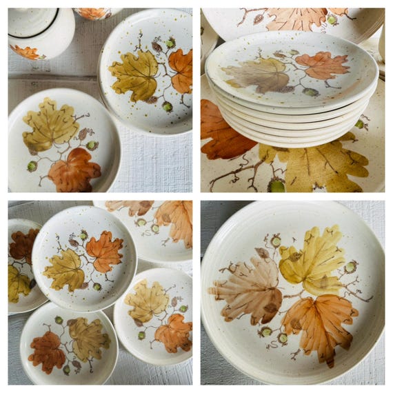 Metlox Poppytrail Woodland Gold Dinnerware: Vintage California