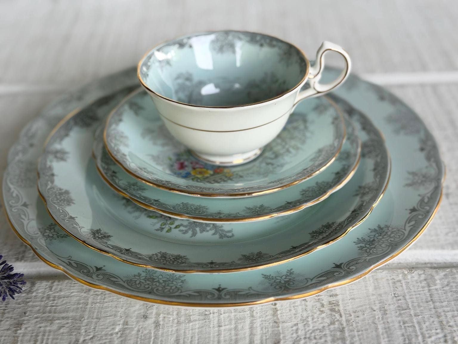 Aynsley China Set - Etsy