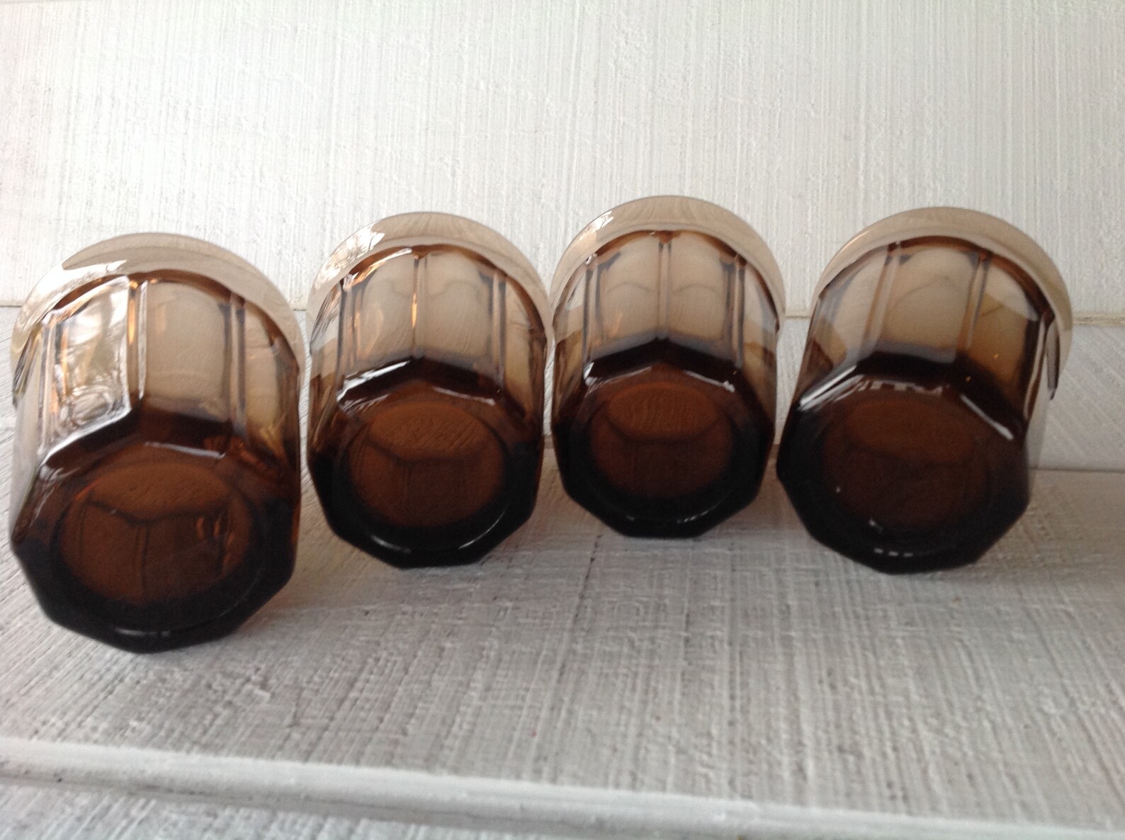 1 Noritake Provincial Smoke Brown 10 Ounce Tumbler Industrial Etsy