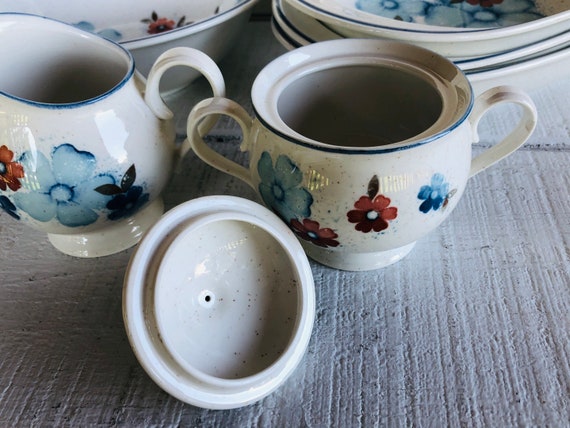 1970s Noritake Glimmer Versatone Serving Piece 1970s 1980s