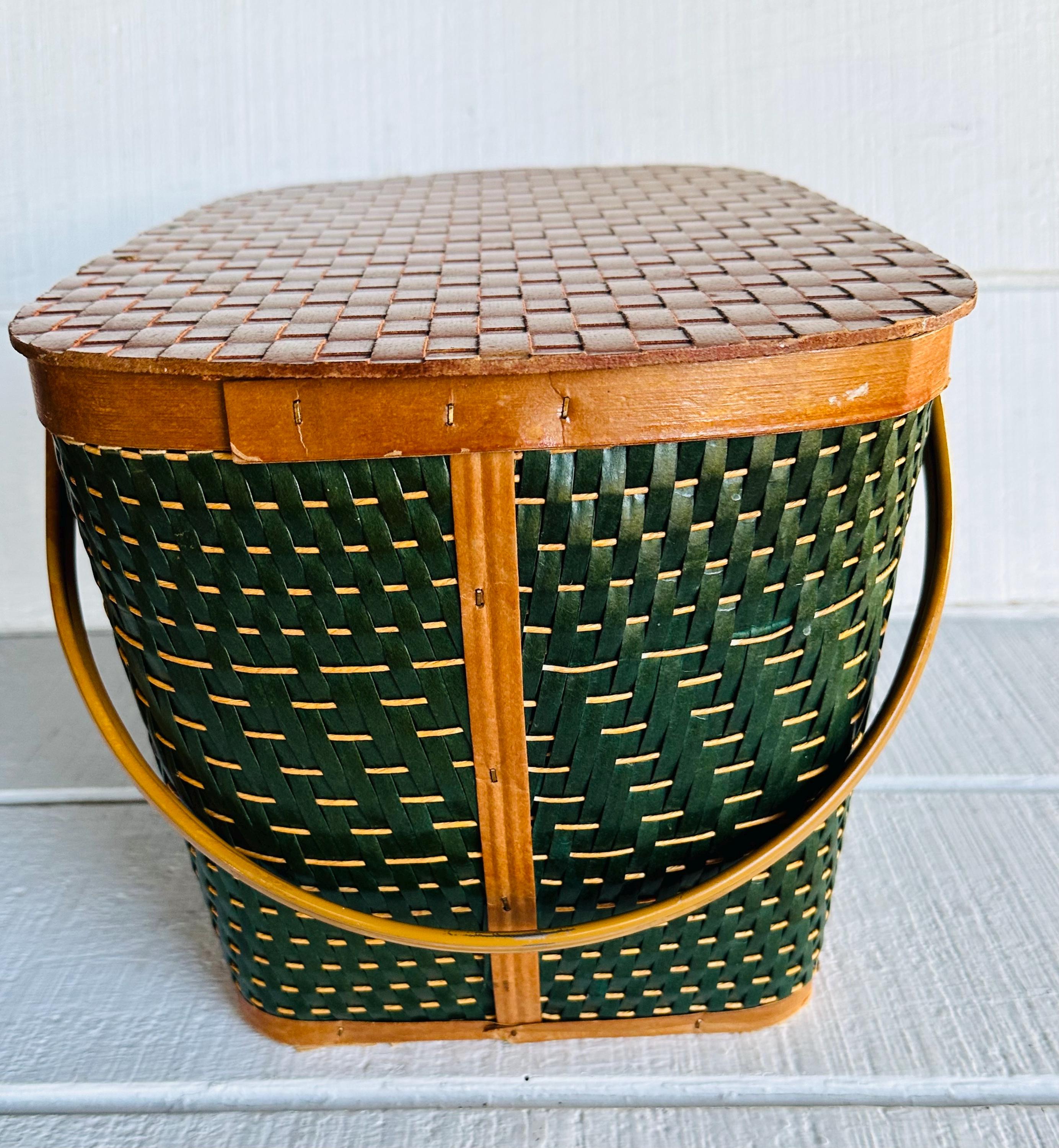 その他 Coleman - vintage hawkeye picnic basket antique Hawkeye Basket insulated picnic basket – 86 Vintage