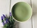 1965 Vintage Harker Pottery plates Ivy Wreath bread and butter plates coupe 6' plates 1960s mid century Harkerware kitchen dishes sage green 