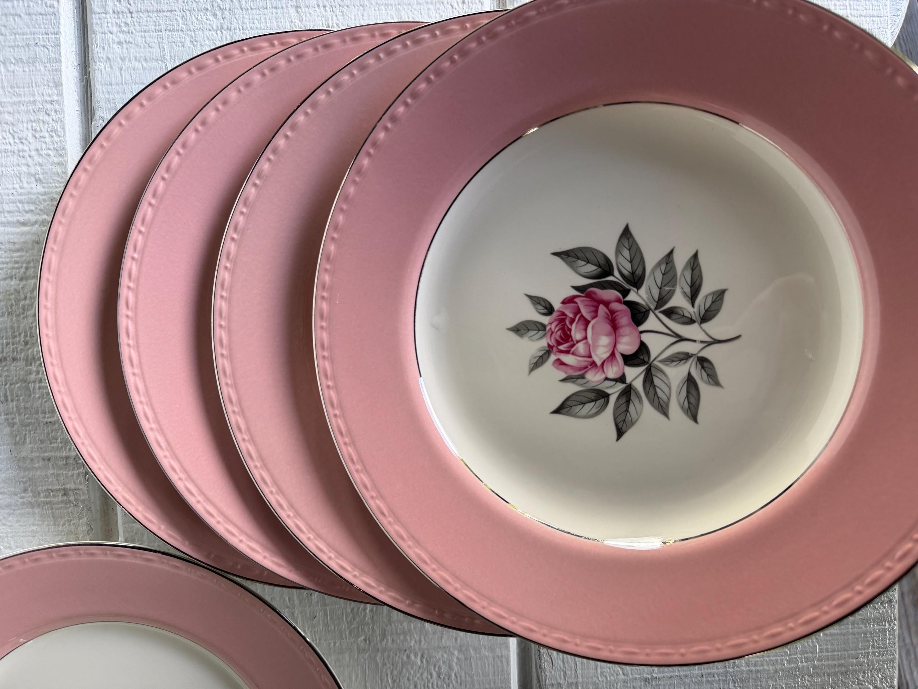 Norway Rose Dinner Plates Cunningham Pickett Set of 4 or Single 10