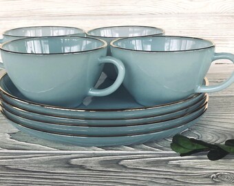 レア Fire King Turquoise Blue Ice Bucket レア Fire King Turquoise Blue Ice Bucket レア Fire King