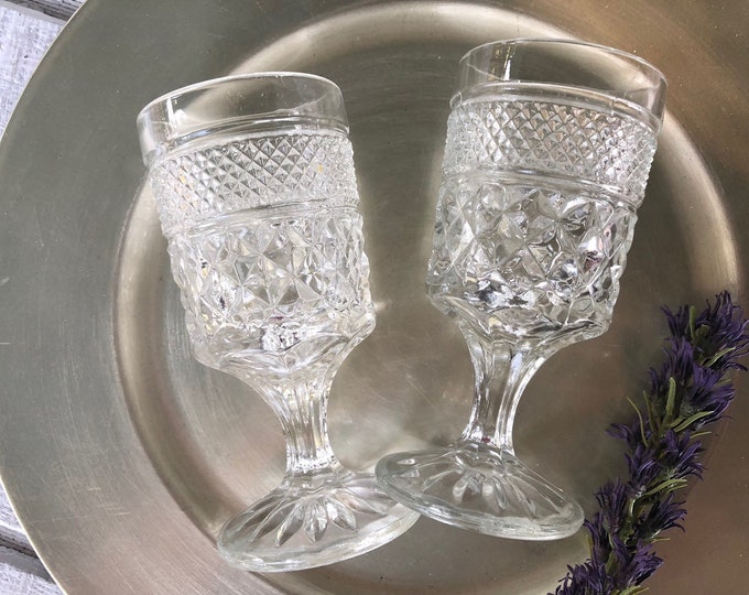 Vintage WEXFORD Claret Wine Glasses 1960s Wexford Anchor Etsy