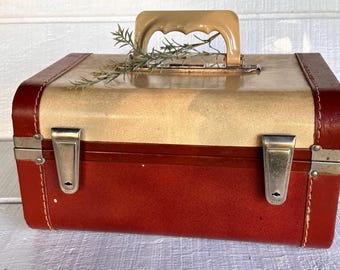 Vintage Lady Baltimore Train Case Red 1950's MCM Travel Case - Etsy