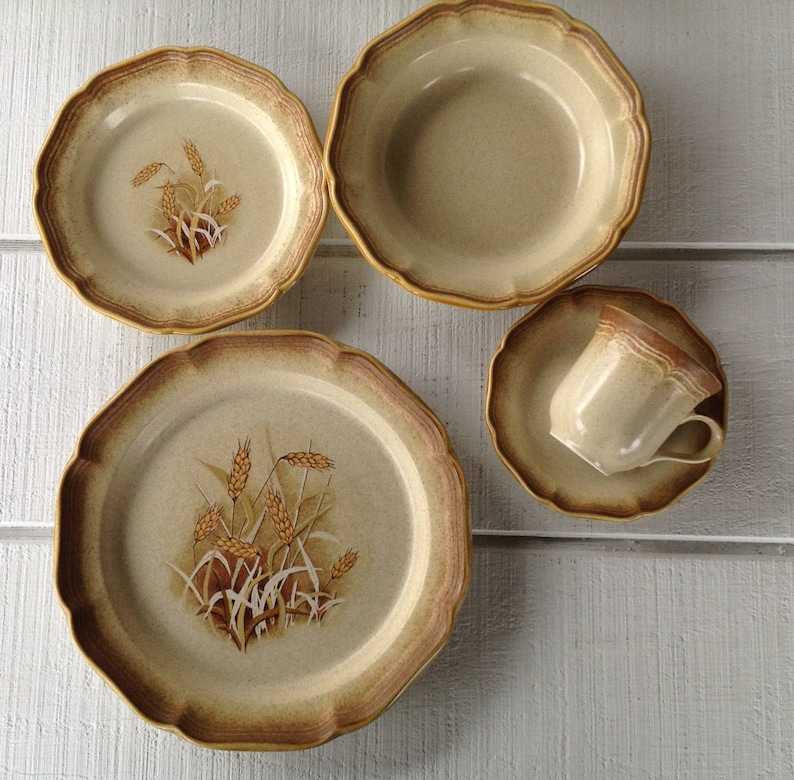 RETRO Mikasa Stoneware Vintage Mikasa Dinnerware Mikasa Etsy