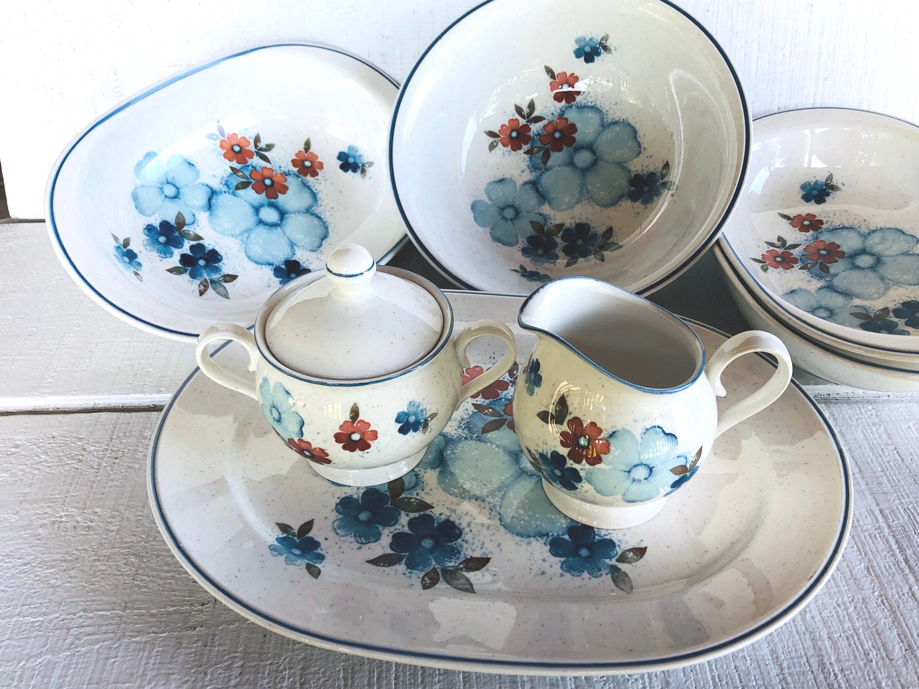 1970s Noritake Glimmer Versatone Serving Piece 1970s 1980s