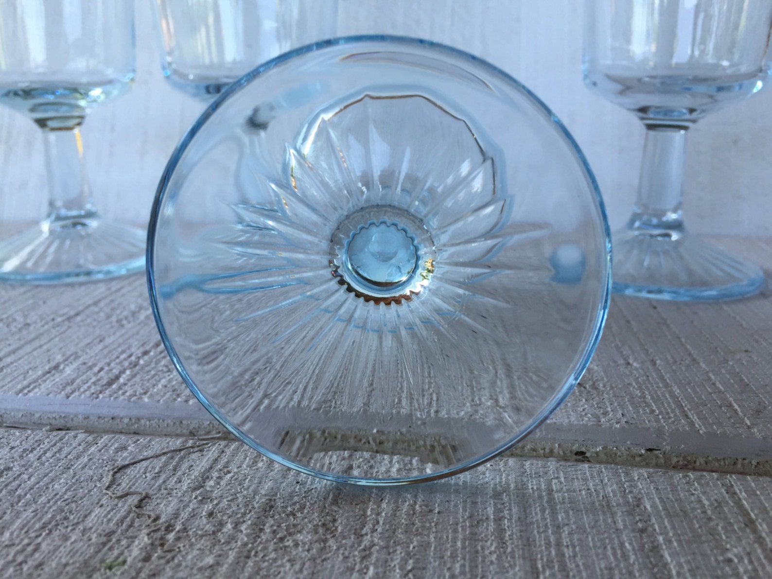 1960s Duz Detergent Glassware Light Blue Sapphire Star Etsy Singapore