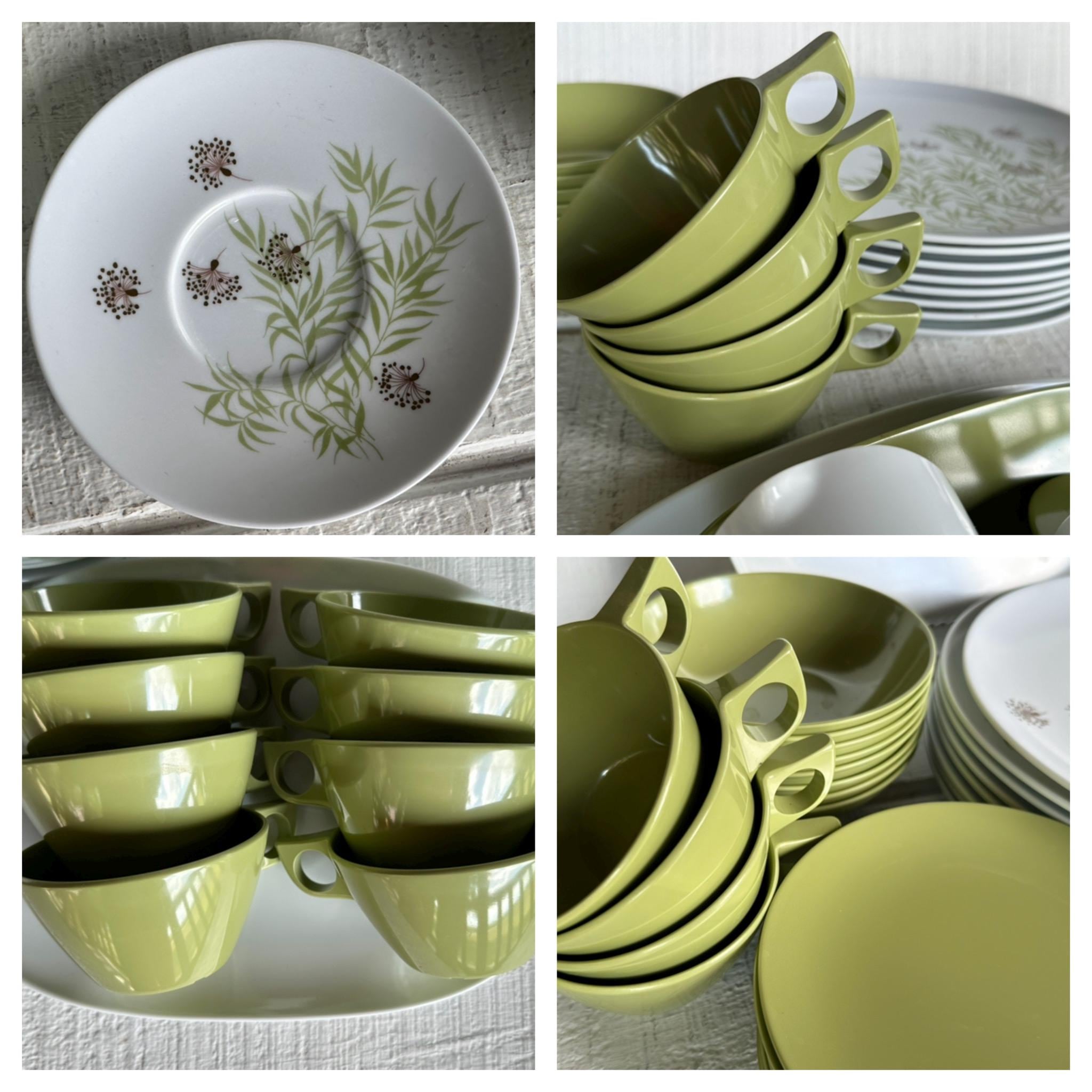 Vintage Park Avenue Melmac Dinnerware Set 44 Pc Service for 8
