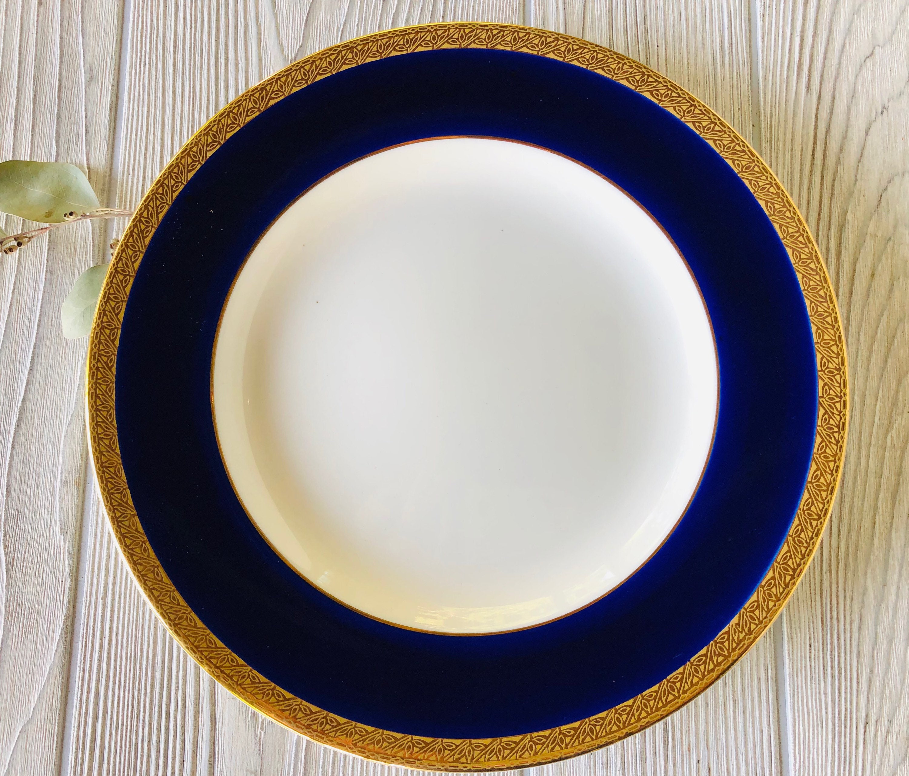 Minton Cobalt Blue and Gold - Etsy