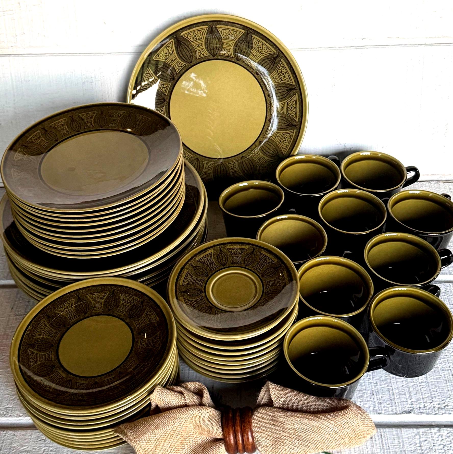 Retro 70s Dinnerware - Etsy