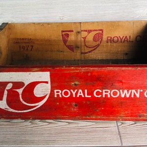 Royal Crown Cola Wood Crate - Etsy
