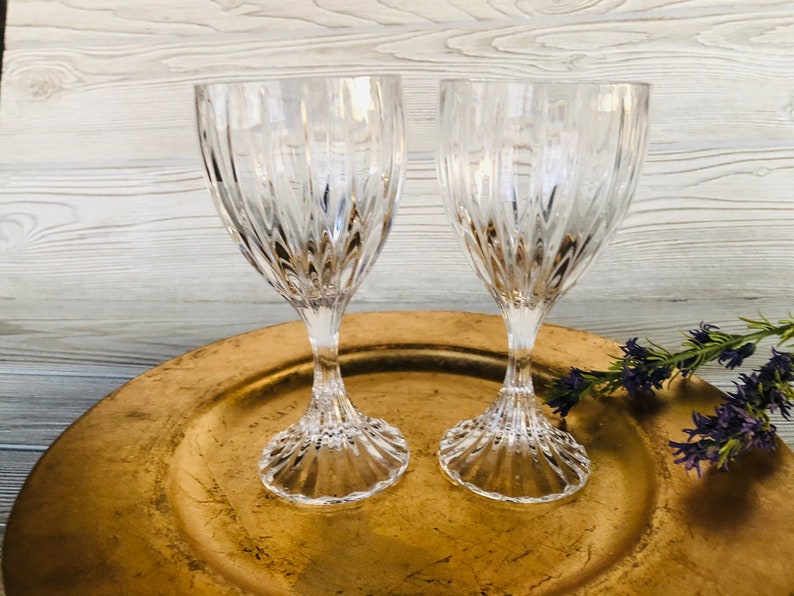 Mikasa Park Lane Leaded Crystal WATER Glass Wedding Toasting Etsy