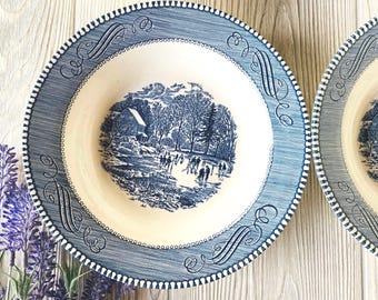 Vintage US Army Medical Dinnerware Set: Shenango Plates & Bowl