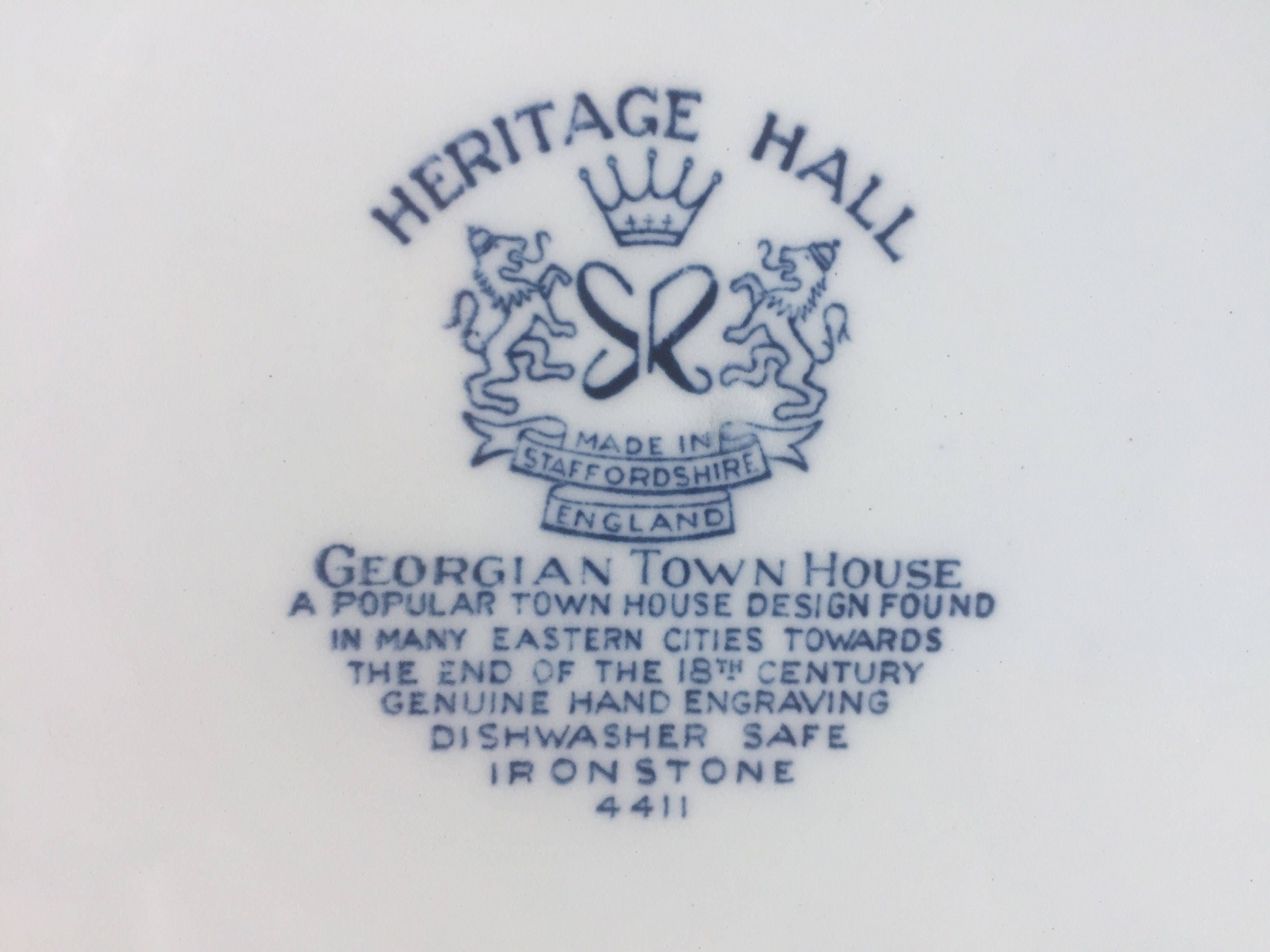 Vintage Heritage Hall Blue dinner plates Vintage Blue and Etsy