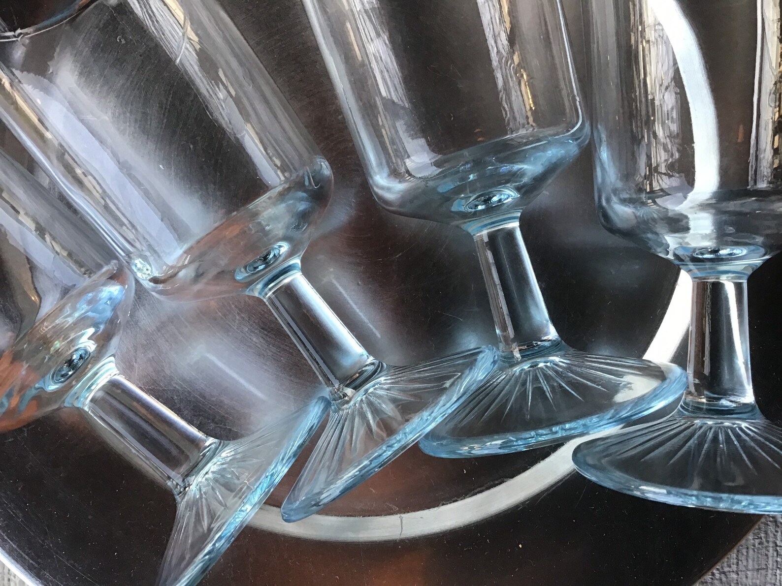 1960s Duz Detergent Glassware Light Blue Sapphire Star Etsy