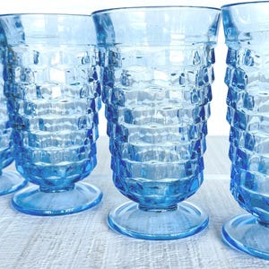 Whitehall Colony Blue Glassware - Etsy