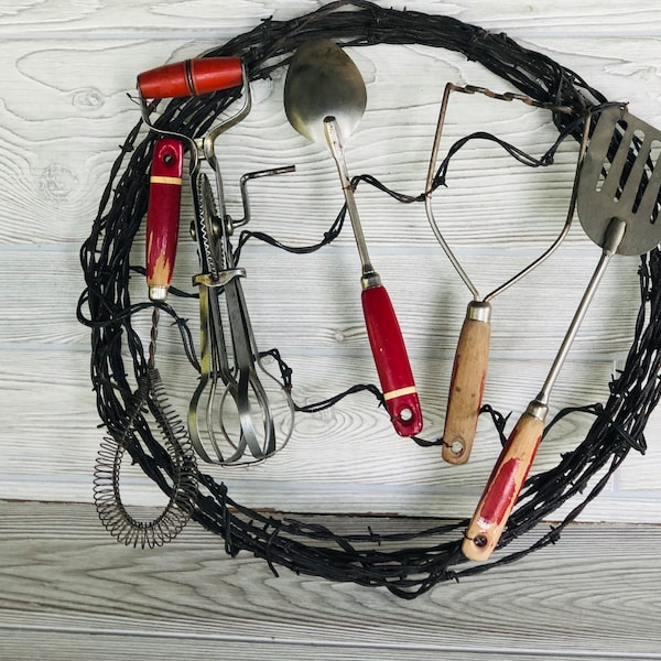 Rusty Barbed Wire - Etsy