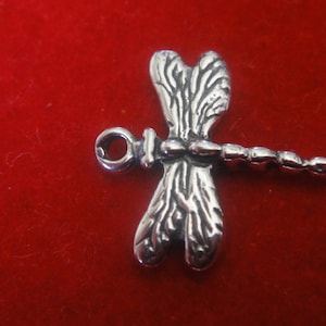 925 sterling silver oxidized dragonfly, silver dragon fly, dragonfly charm , charm, silver charms, dragonfly 1 pc, sterling silver dragonfly