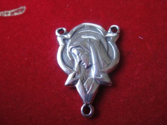 Connector, Rosary 21x15mm Connector, Rosary 21x15mm