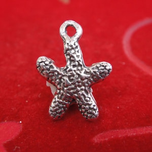 925 Sterling Silber Seestern Charme, Leben im Meer, Silber Seestern, Seestern, Sterling Silber Seestern Charme, Silber Seestern, Leben im Meer, Seestern
