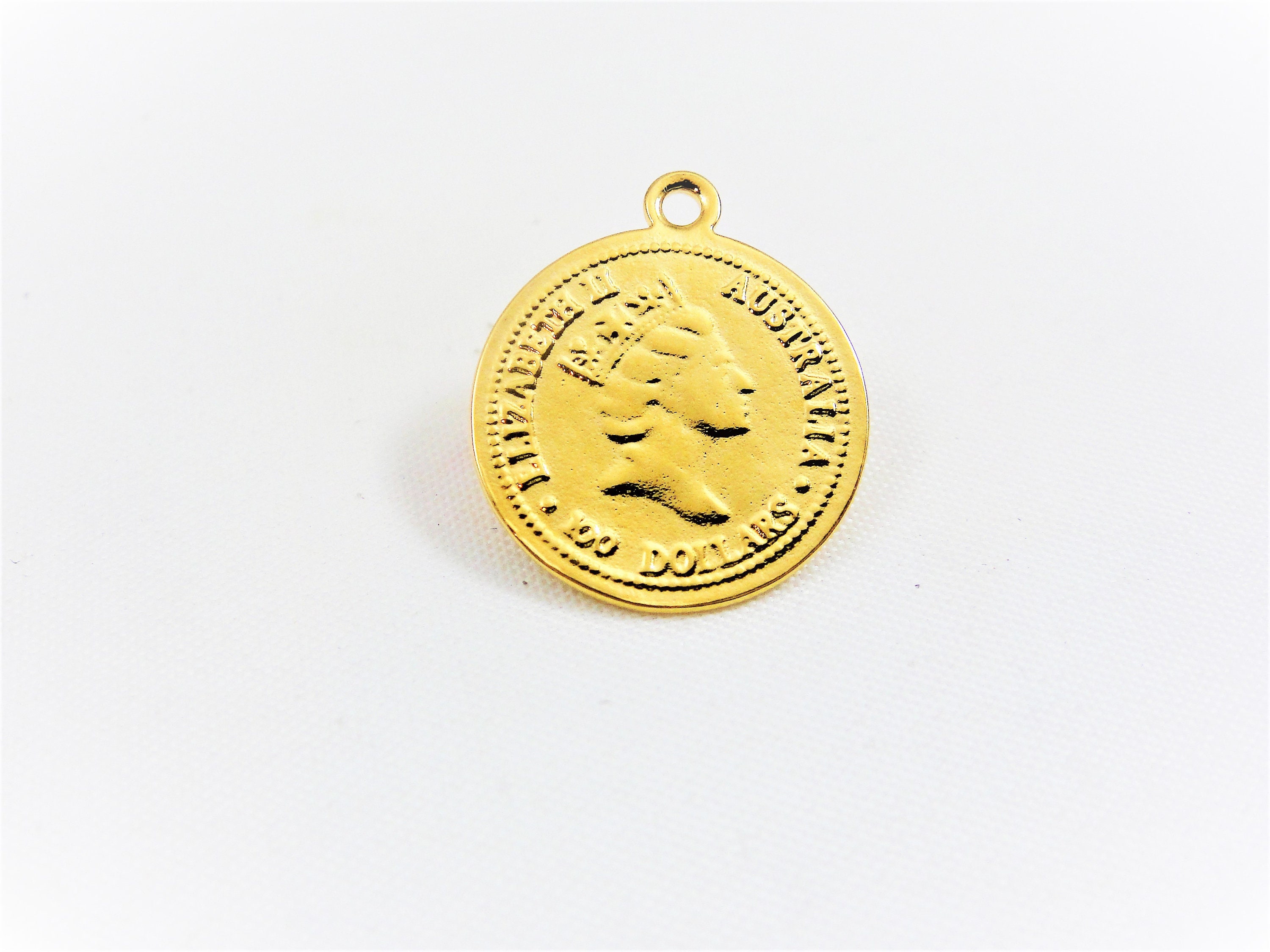 【片方】agete♡gold charm✩.*˚ Shy Creation Diamond Geometric Necklace 1/8 ct tw 14K Yellow