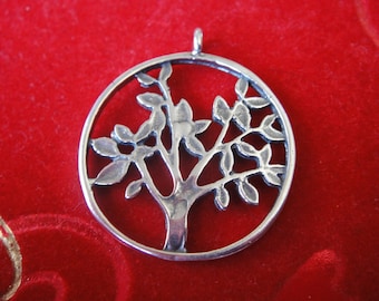 925 sterling silver oxidized  tree of life charm, silver tree of life charm or pendant,1 pc. tree of life, tree of life, family tree, tree