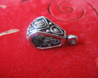 925 sterling silver large bail, silver bail, large bail, bail, sterling bail, open loop bail, silver large bail, large bail, silver bail