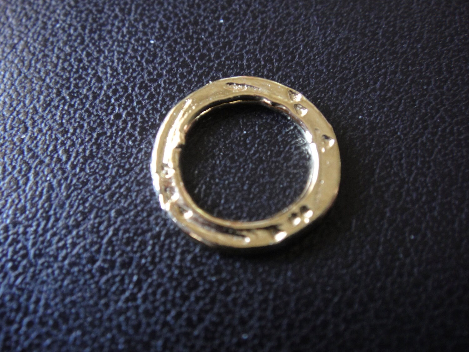 2 Pc. Vermeil, 18k Gold Over 925 Sterling Silver Circle Ring-12mm ...