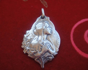 925 sterling silver Virgin Mary pendant, silver virgin Mary,virgin Mary , silver pendant