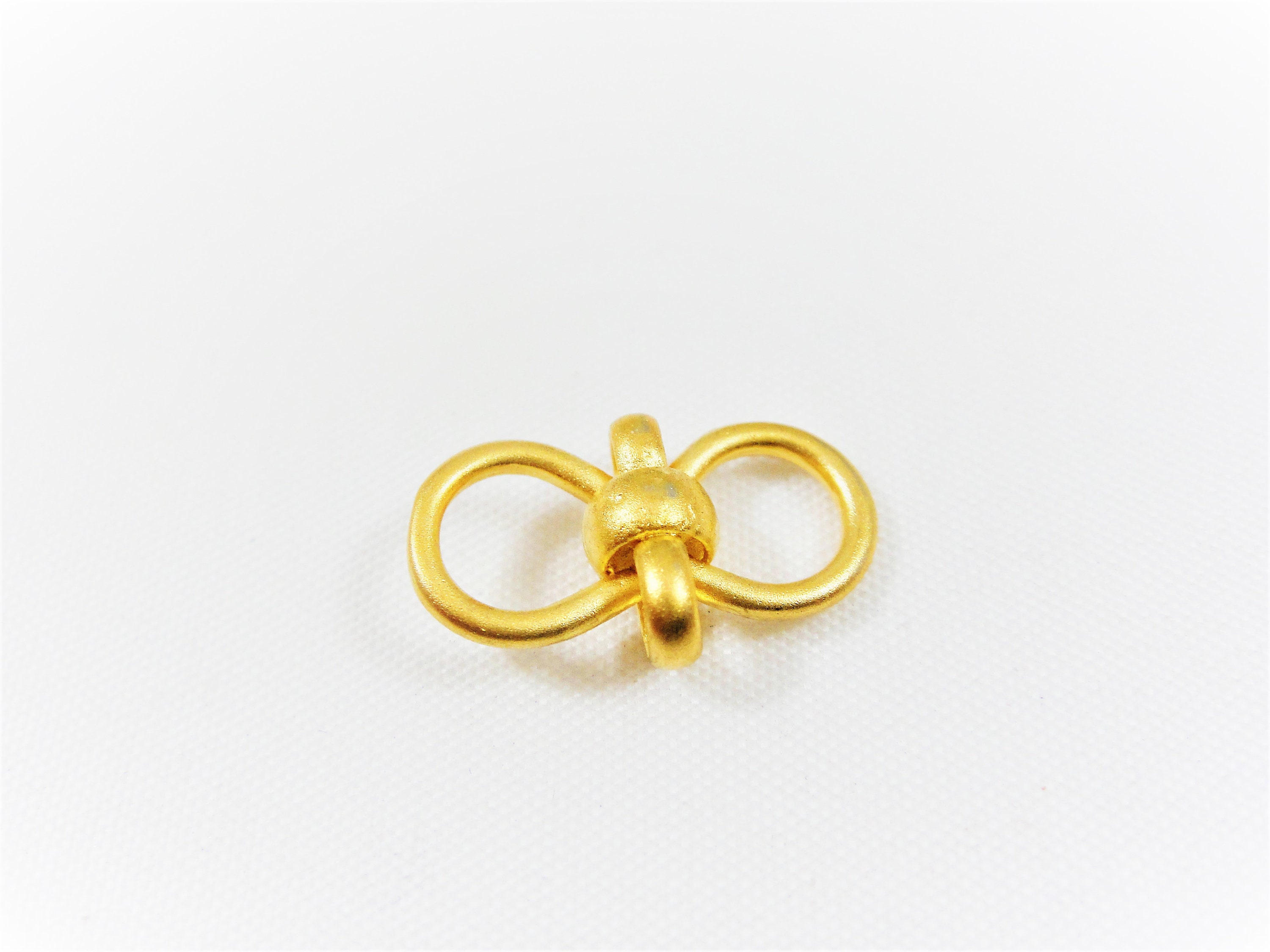 Vermeil 18k Gold Over 925 Sterling Silver Connector Shiny - Etsy