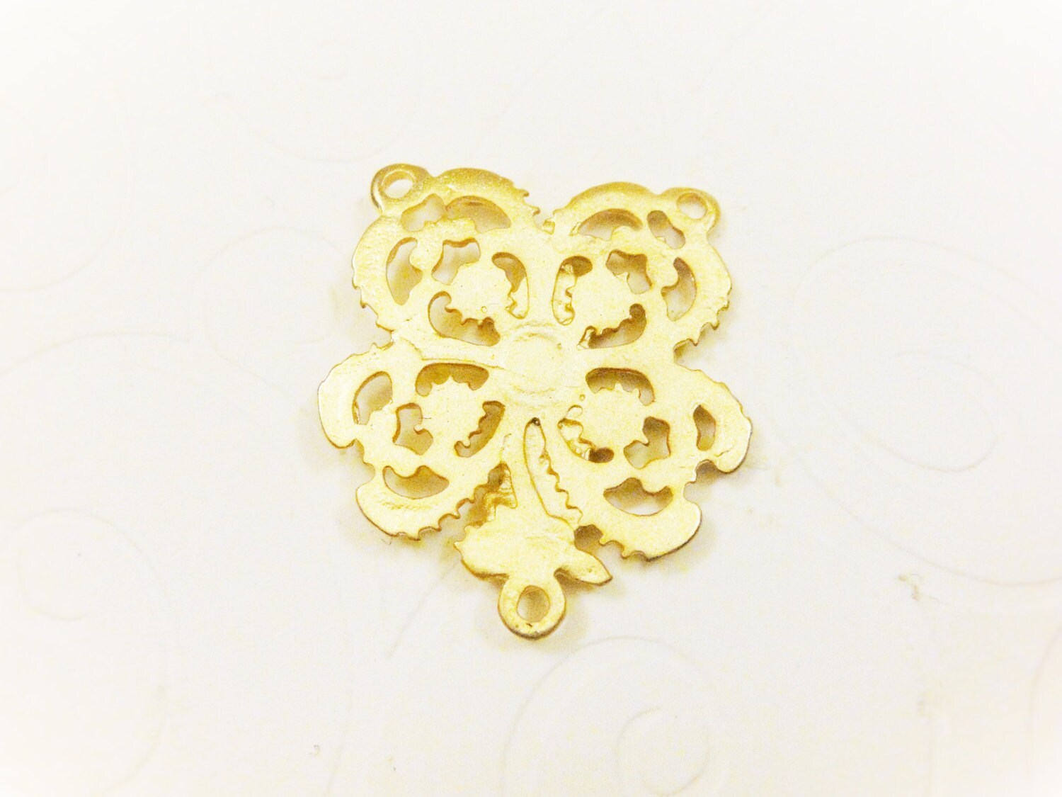 Veremil, 18k Gold Over 925 Sterling Silver Virgin Mary Connector, Matte ...